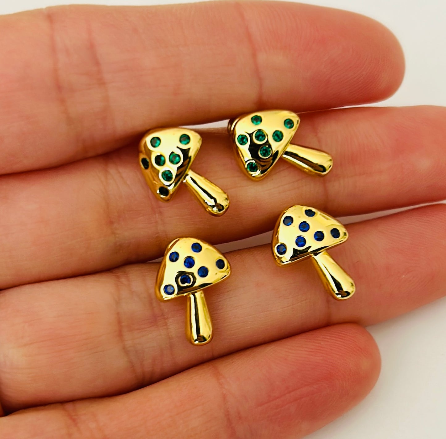 Mushroom Stud Earrings