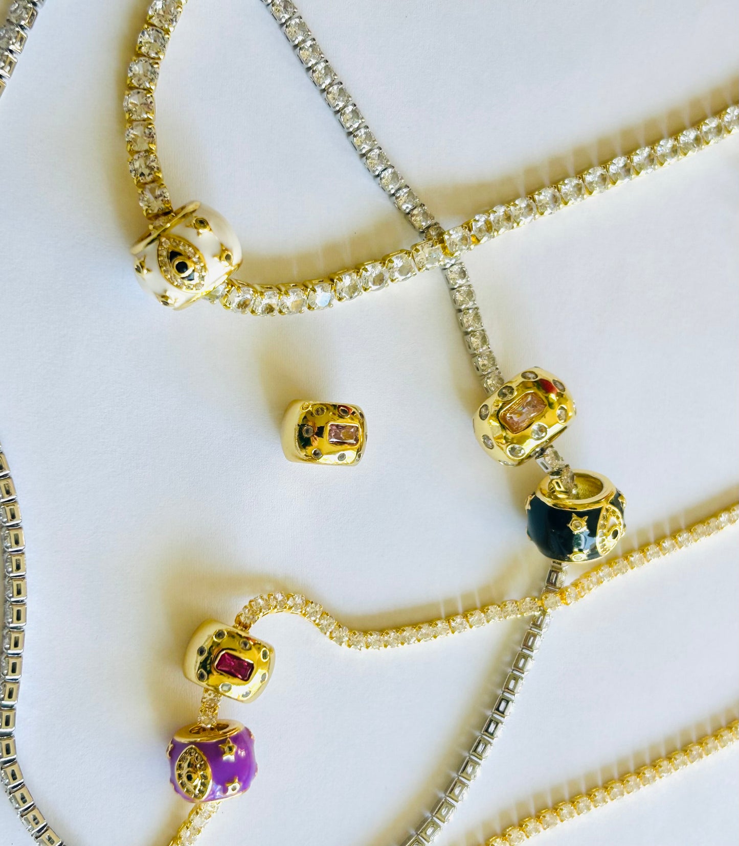 Black Eye Spacer Charm