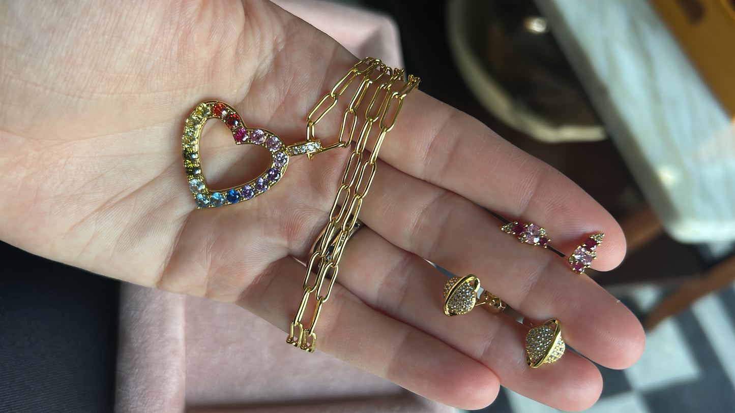 Rainbow heart