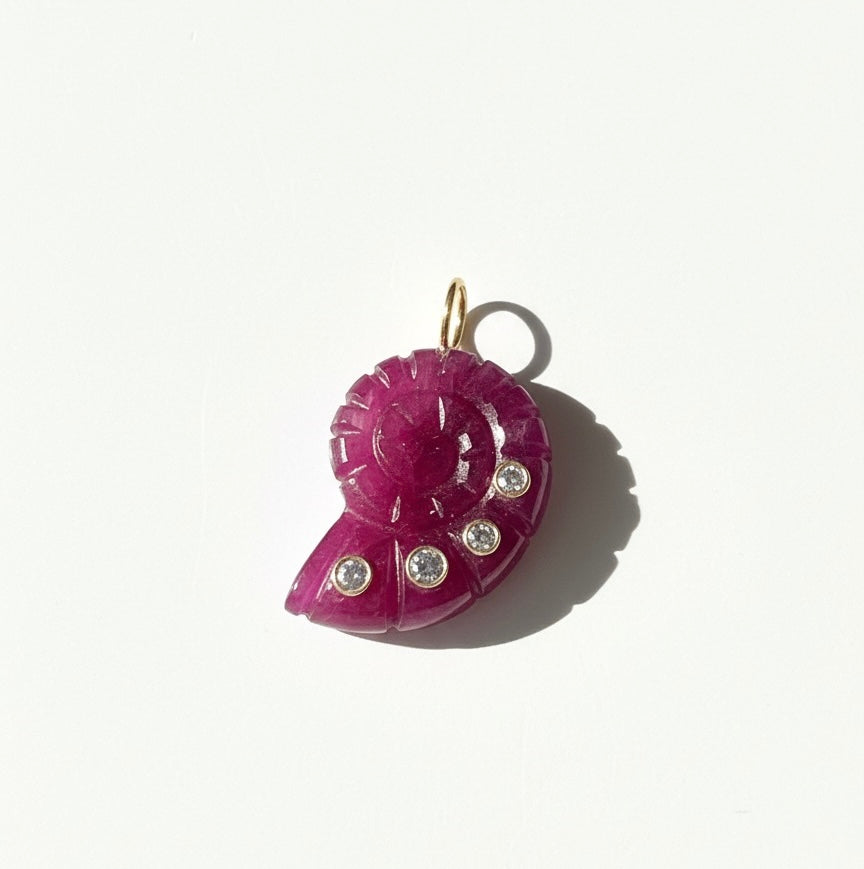 Stone shells with cz stones
