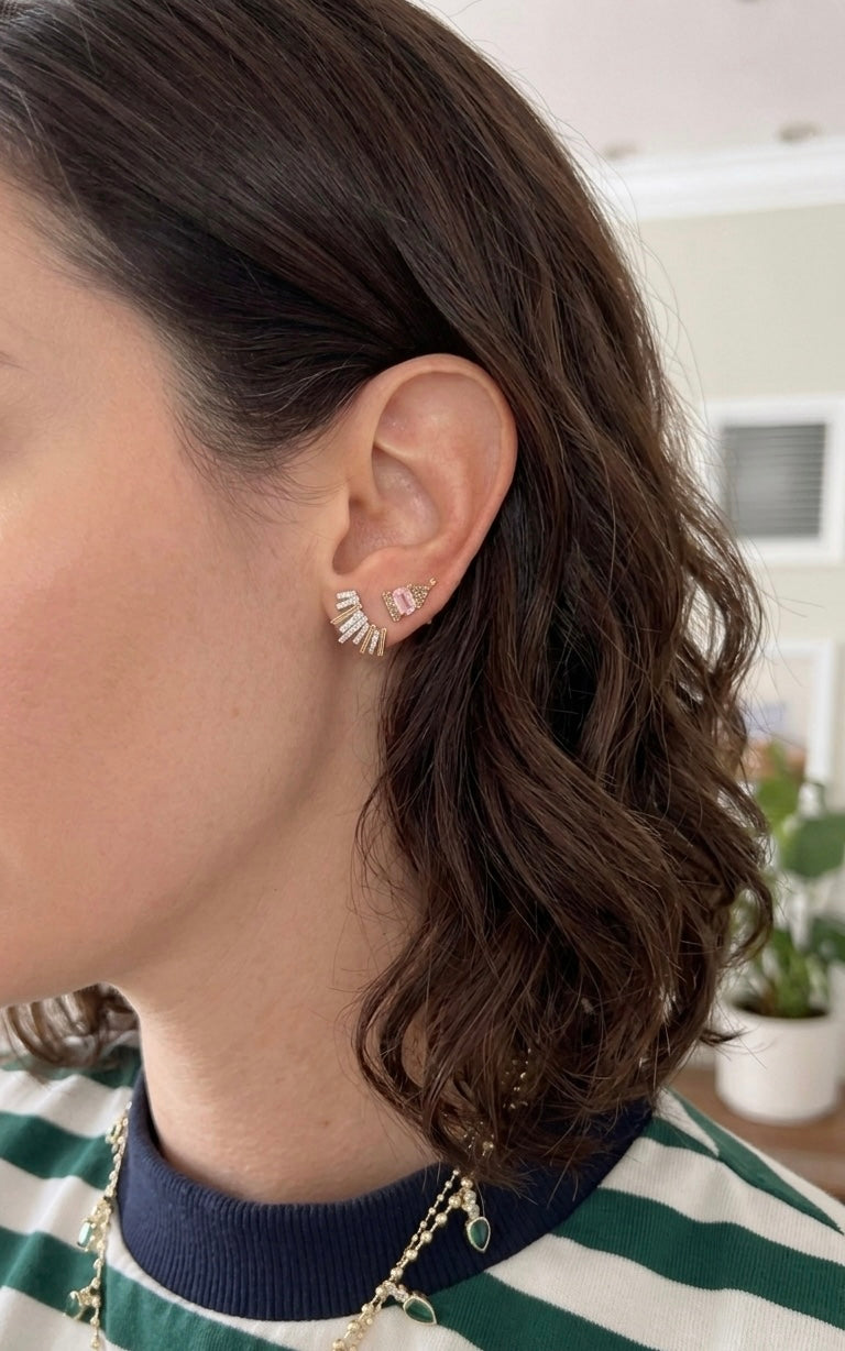 Two tone splash studs