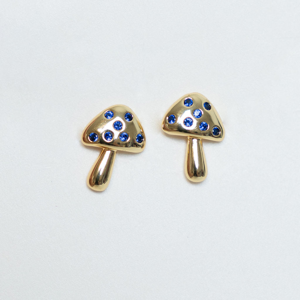 Mushroom Stud Earrings