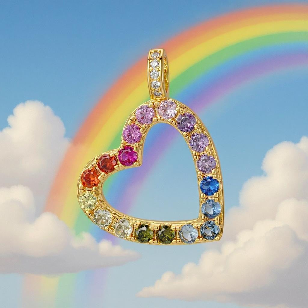 Rainbow heart