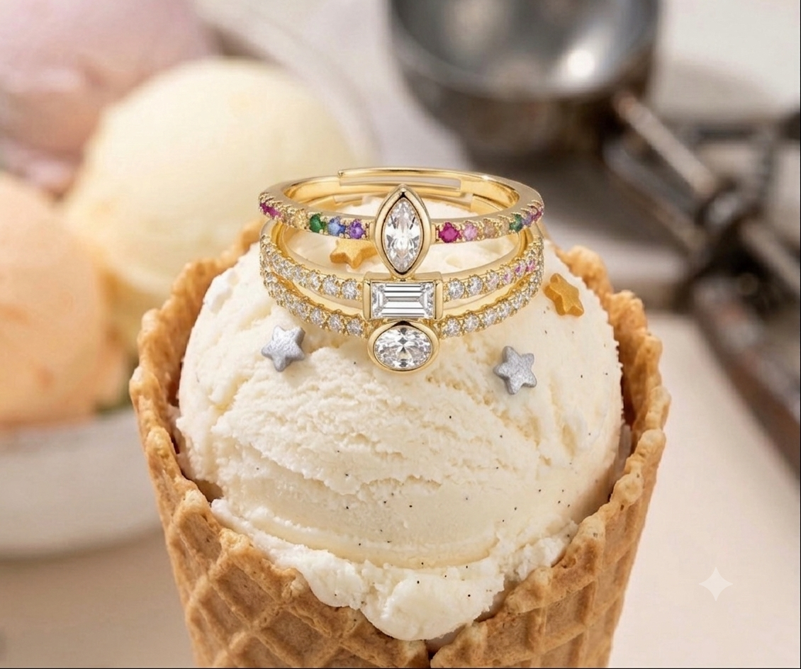 Triple thin rings