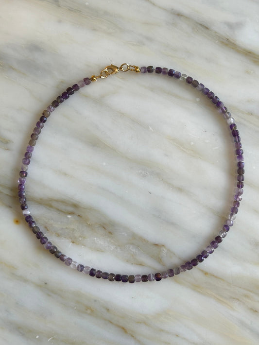 Amethyst stone necklace