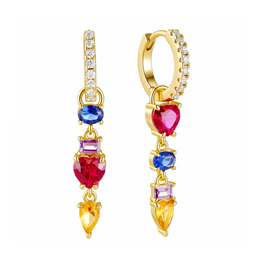 Red and blue hoops