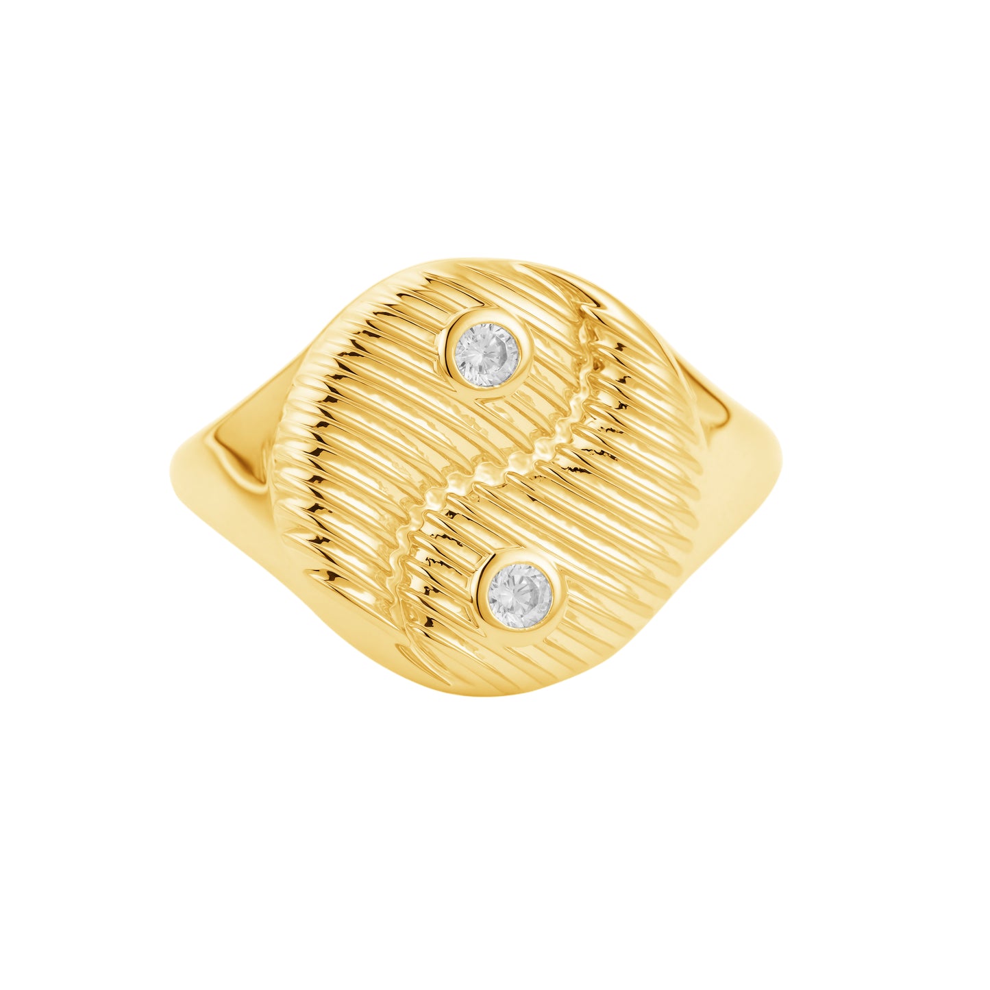 Yin yang resizable ring
