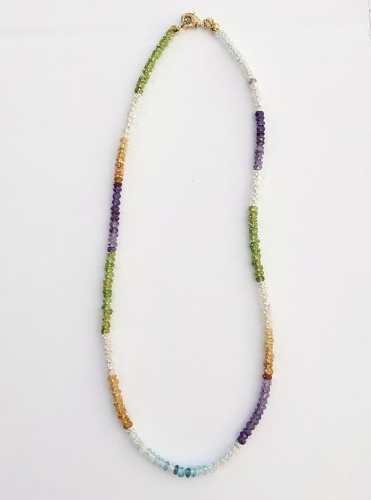 Tourmalines green and blue