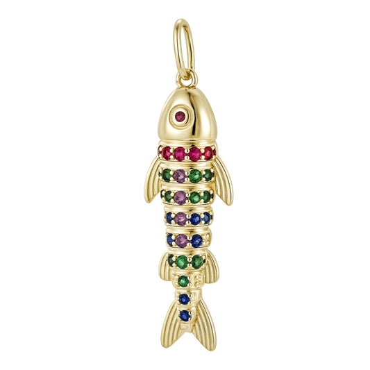 Multicolor Sardine Pendant