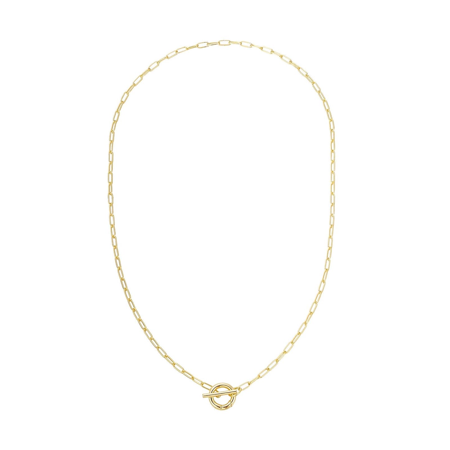 Paperclip neclace with clasp