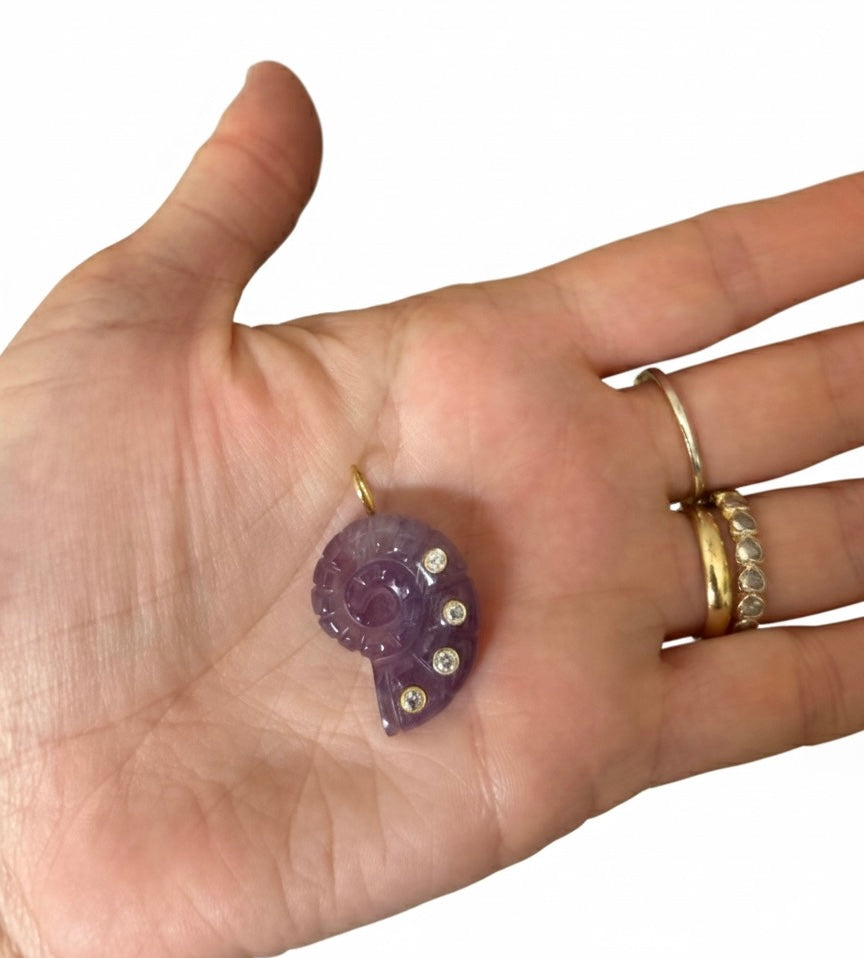 Stone shells with cz stones