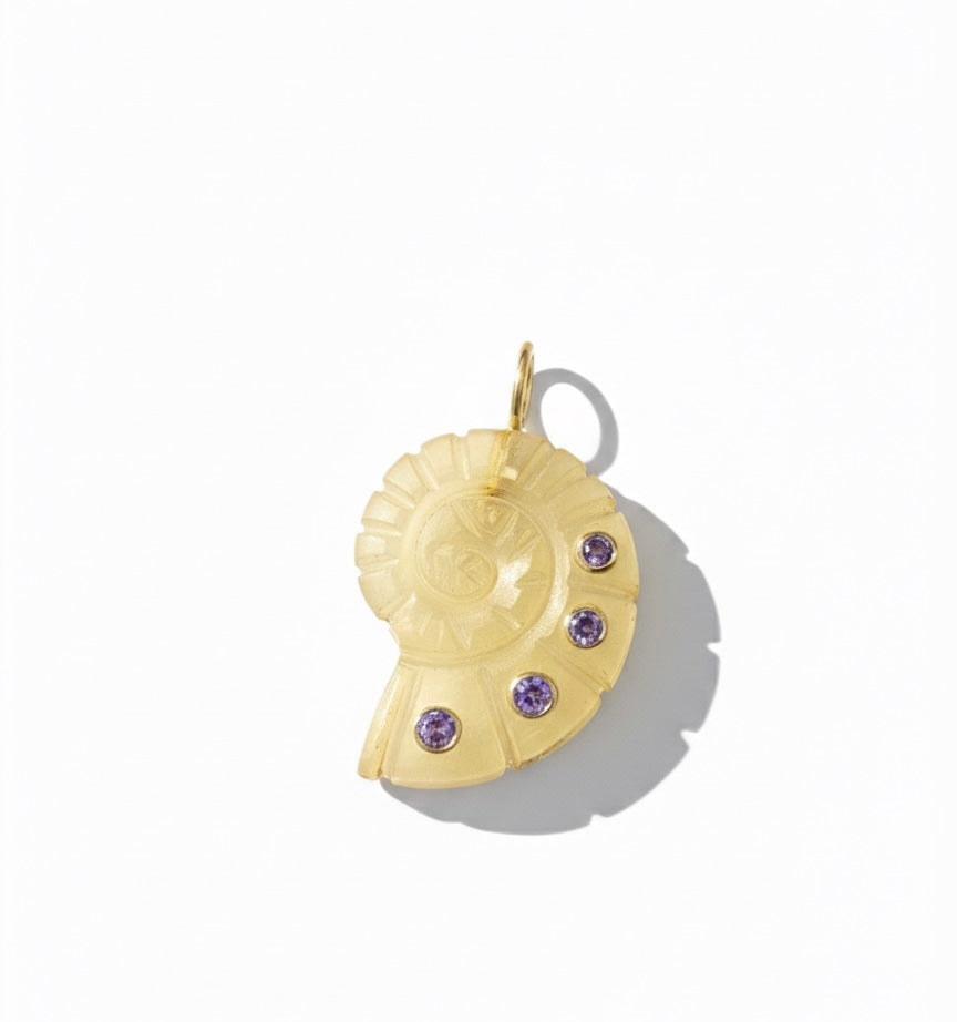 Stone shells with cz stones