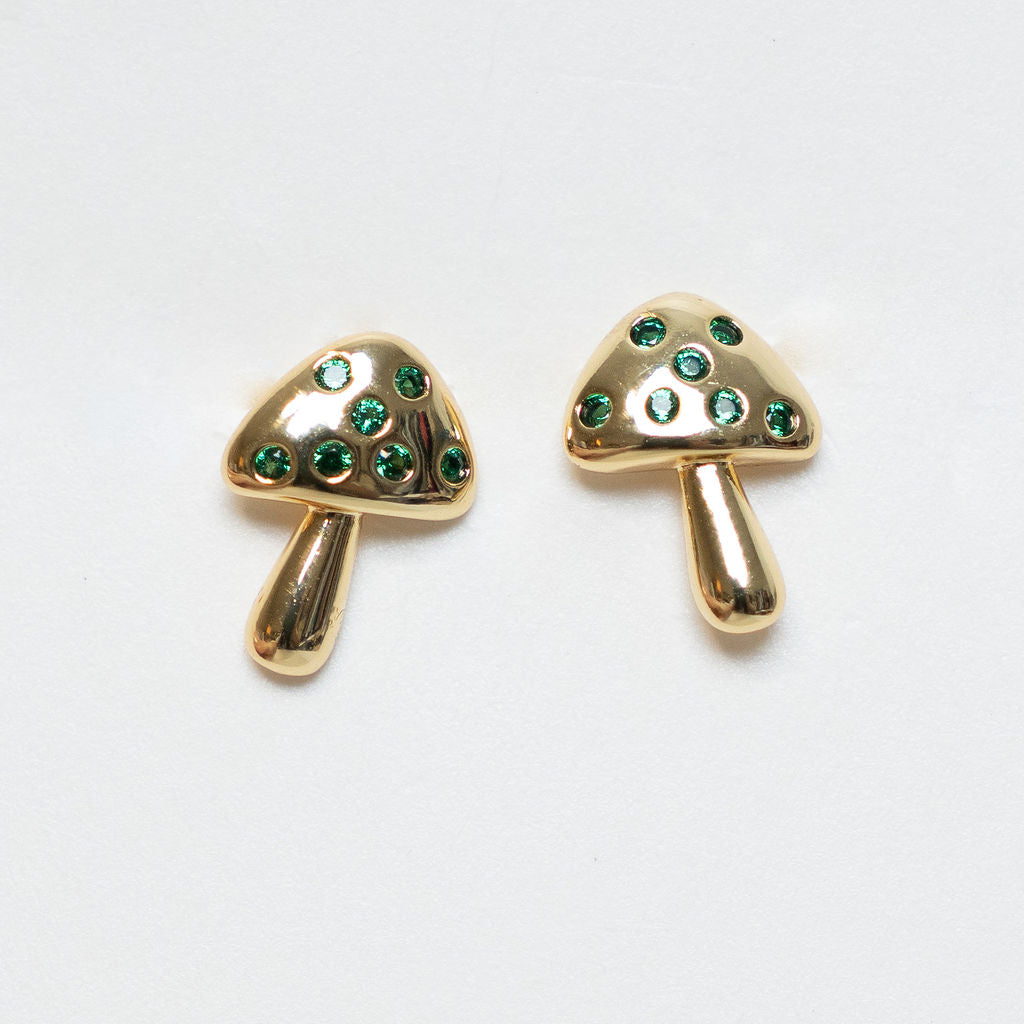 Mushroom Stud Earrings