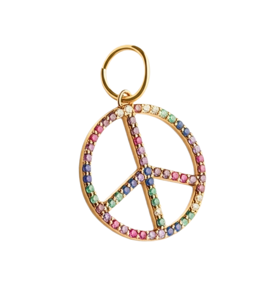 Rainbow Peace Sign.