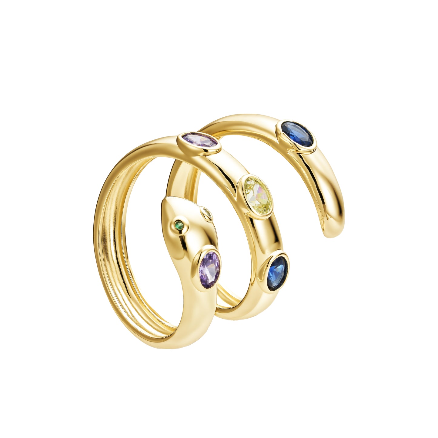 Resizable snake ring