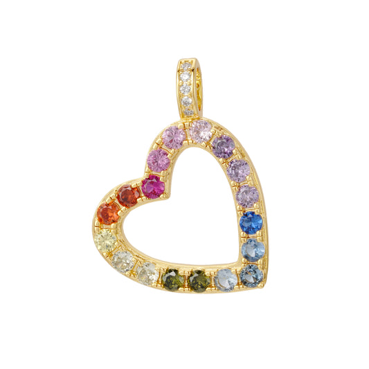 Rainbow heart