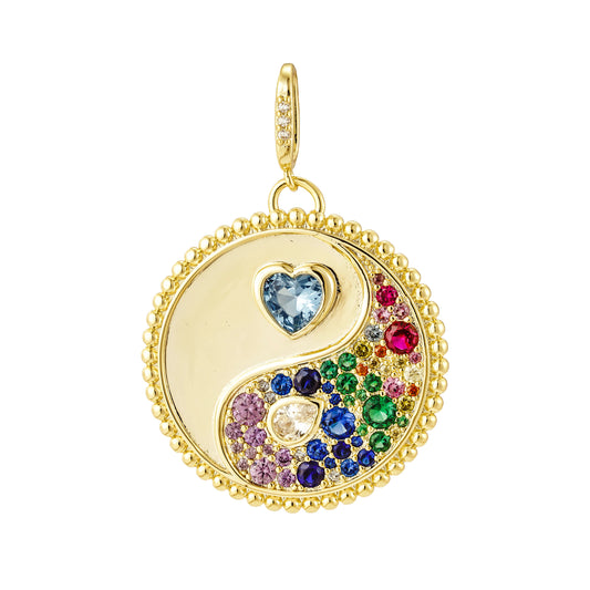 Multicolor yin yang
