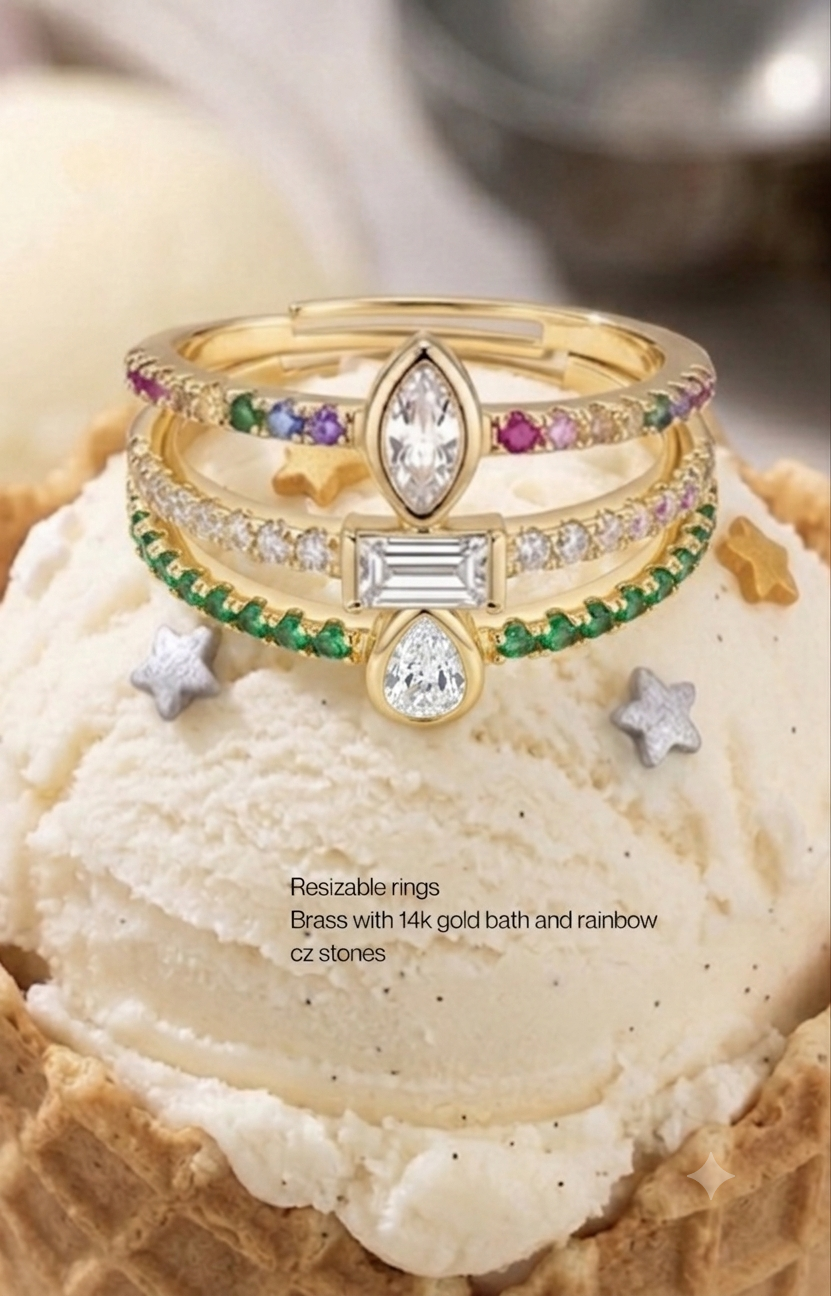 Triple thin rings