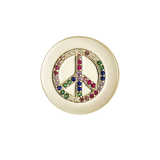 Peace medal necklace