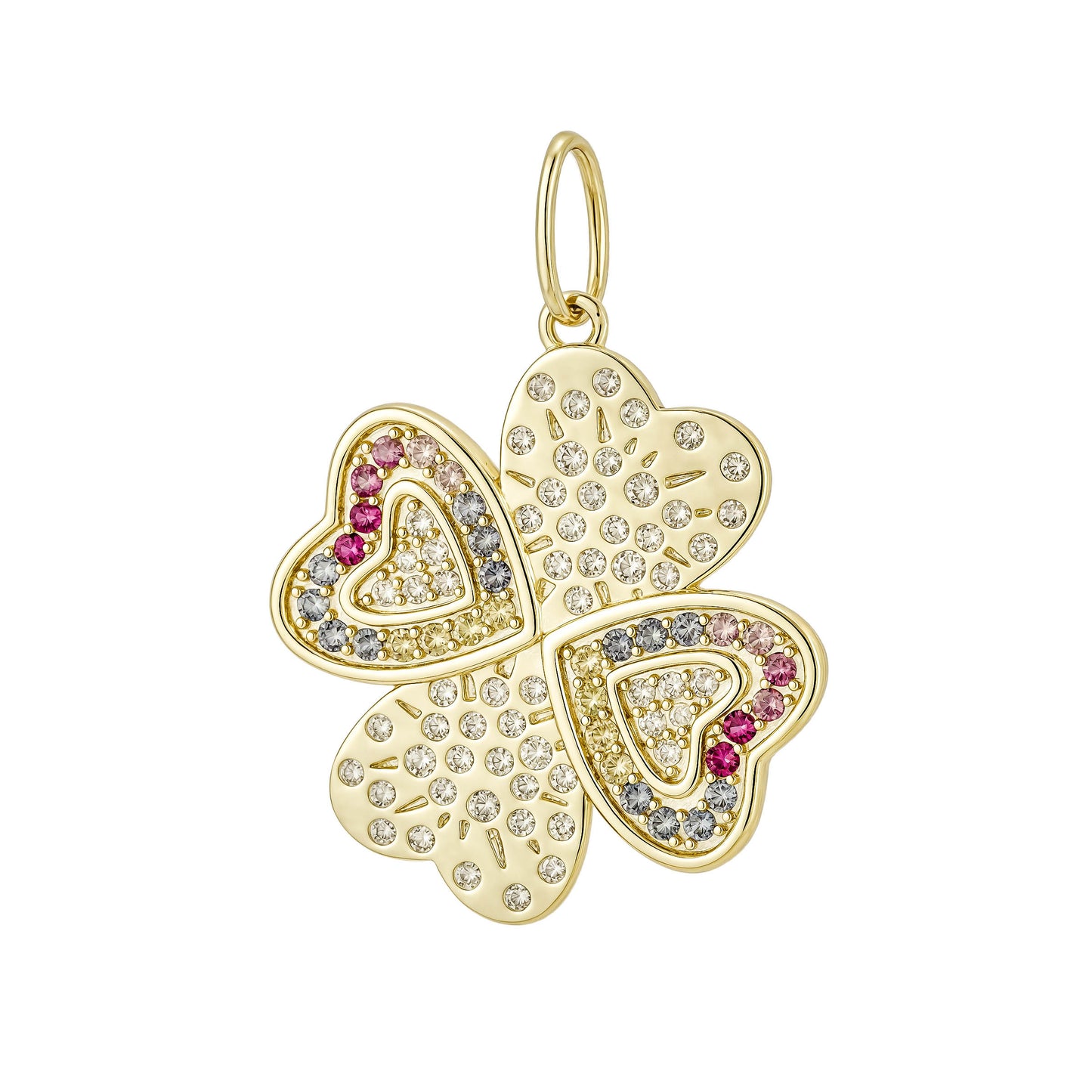 Lucky rainbow charm pendant