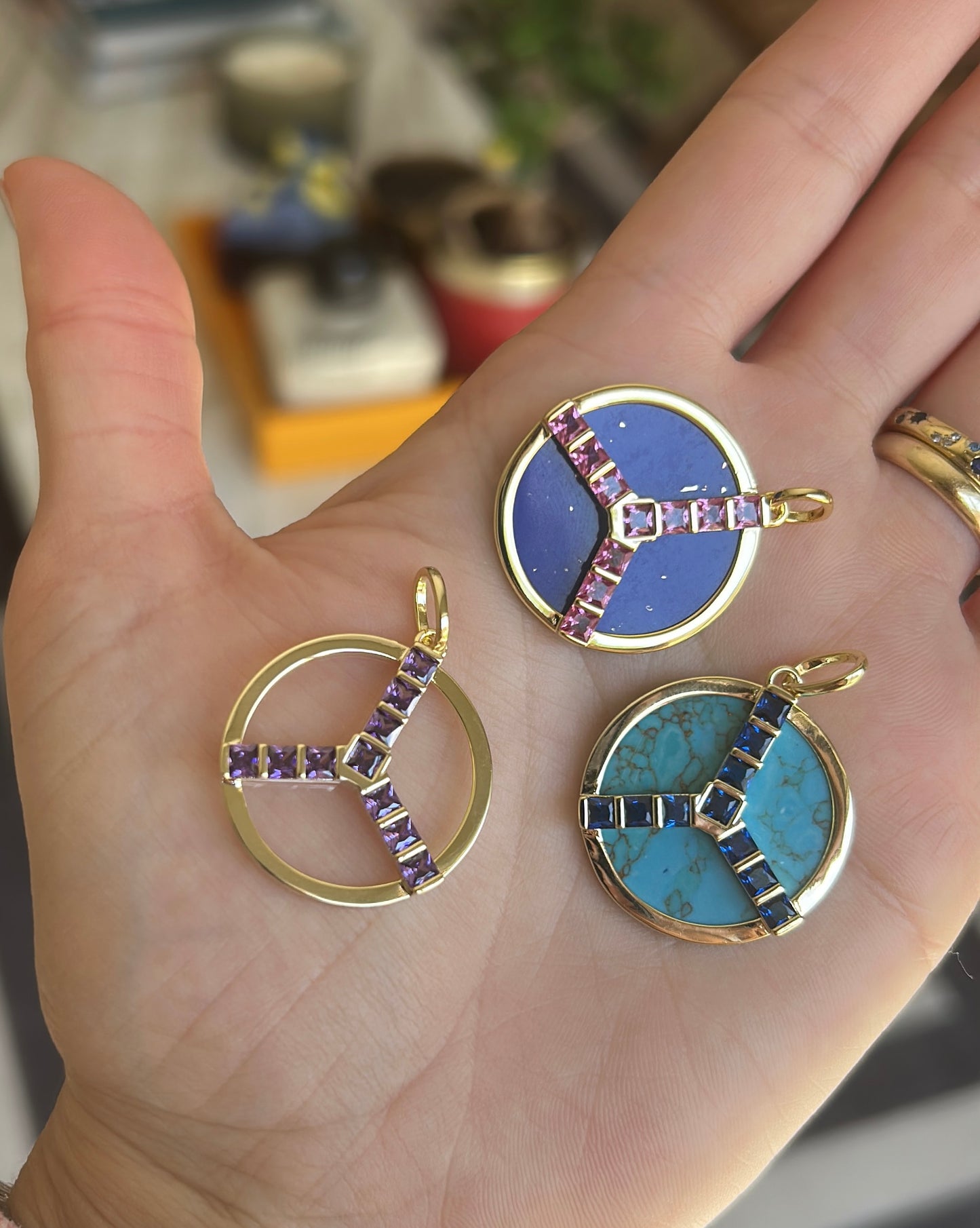 The stone peace charm