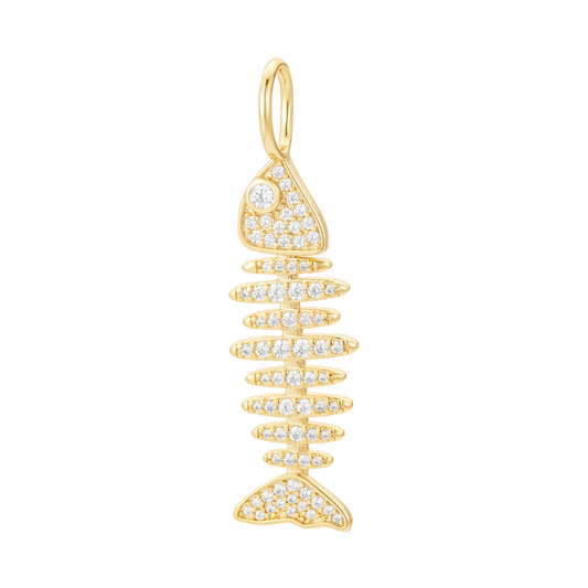 Fishbone charm