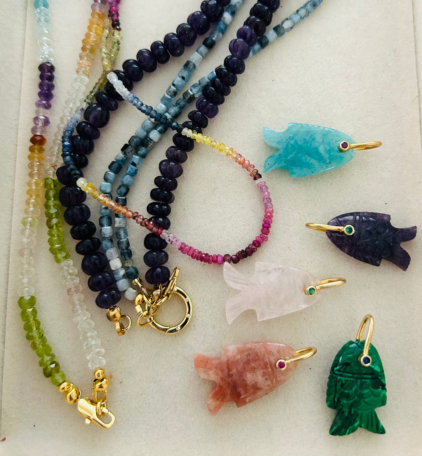 Sapphire necklace