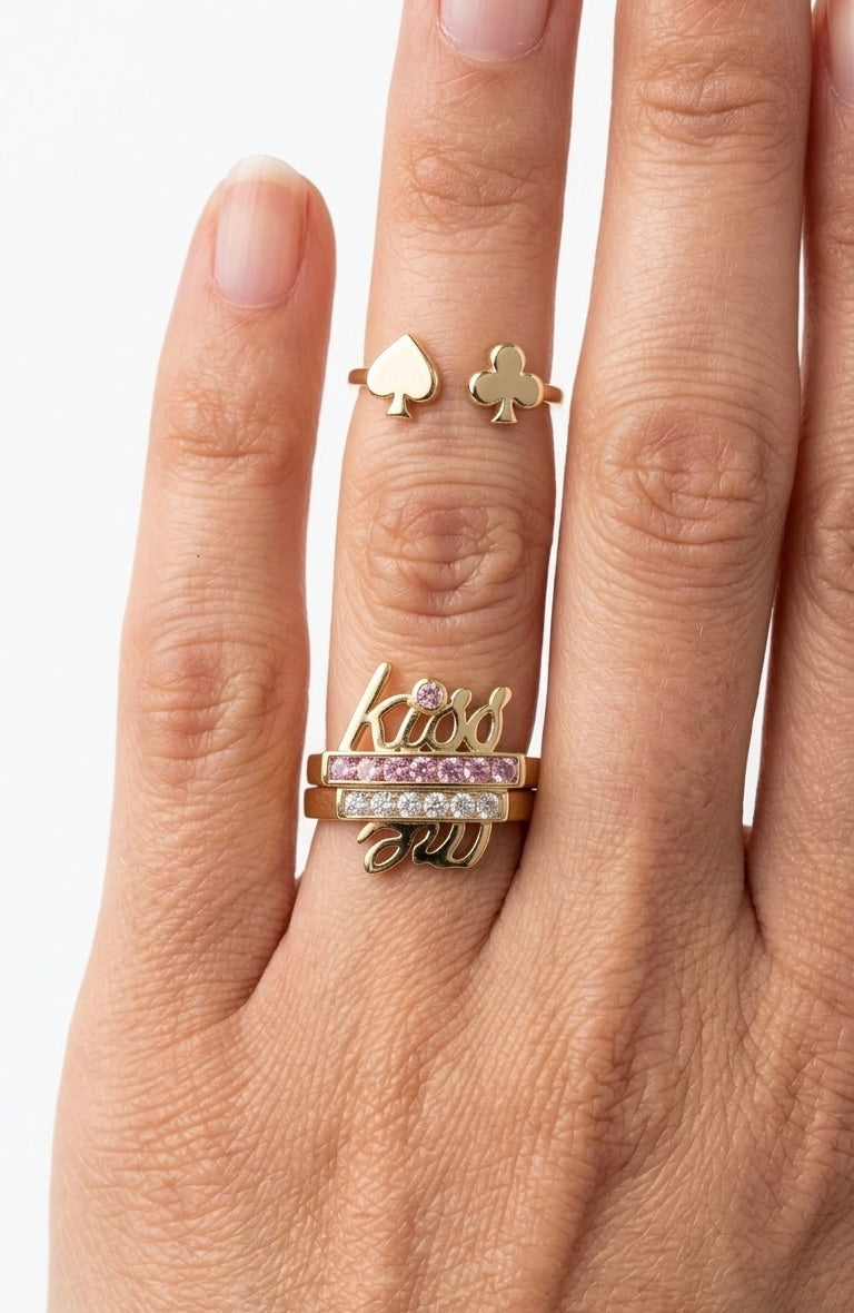 Kiss me rings