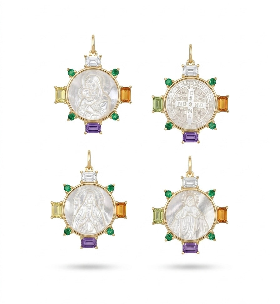 Faith colorful medal