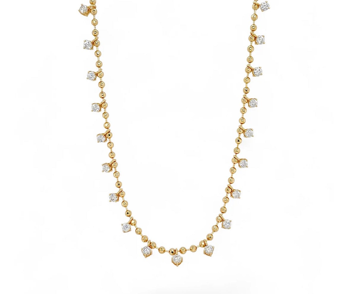 Multi stones necklace