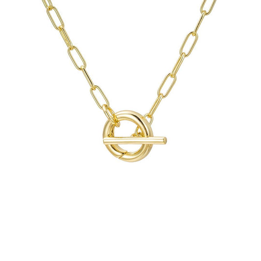 Paperclip neclace with clasp