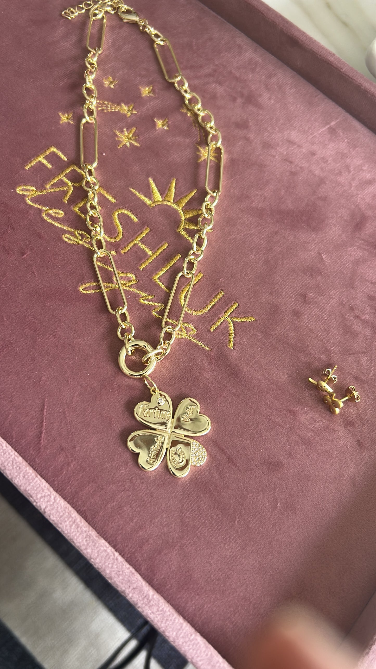 Fortune clover charm