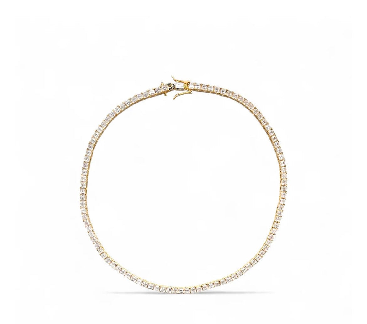 Choker tennis necklace