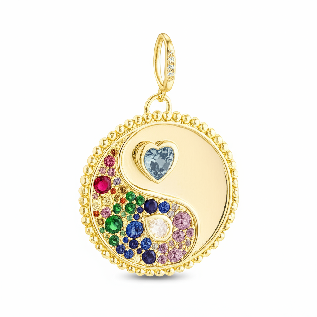 Multicolor yin yang