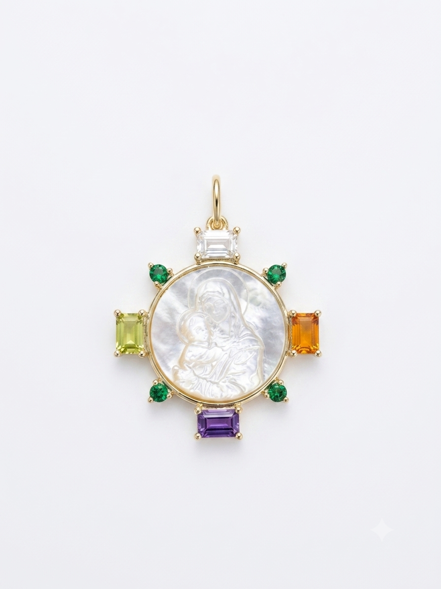 Faith colorful medal