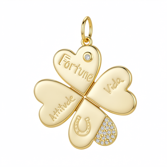 Fortune clover charm