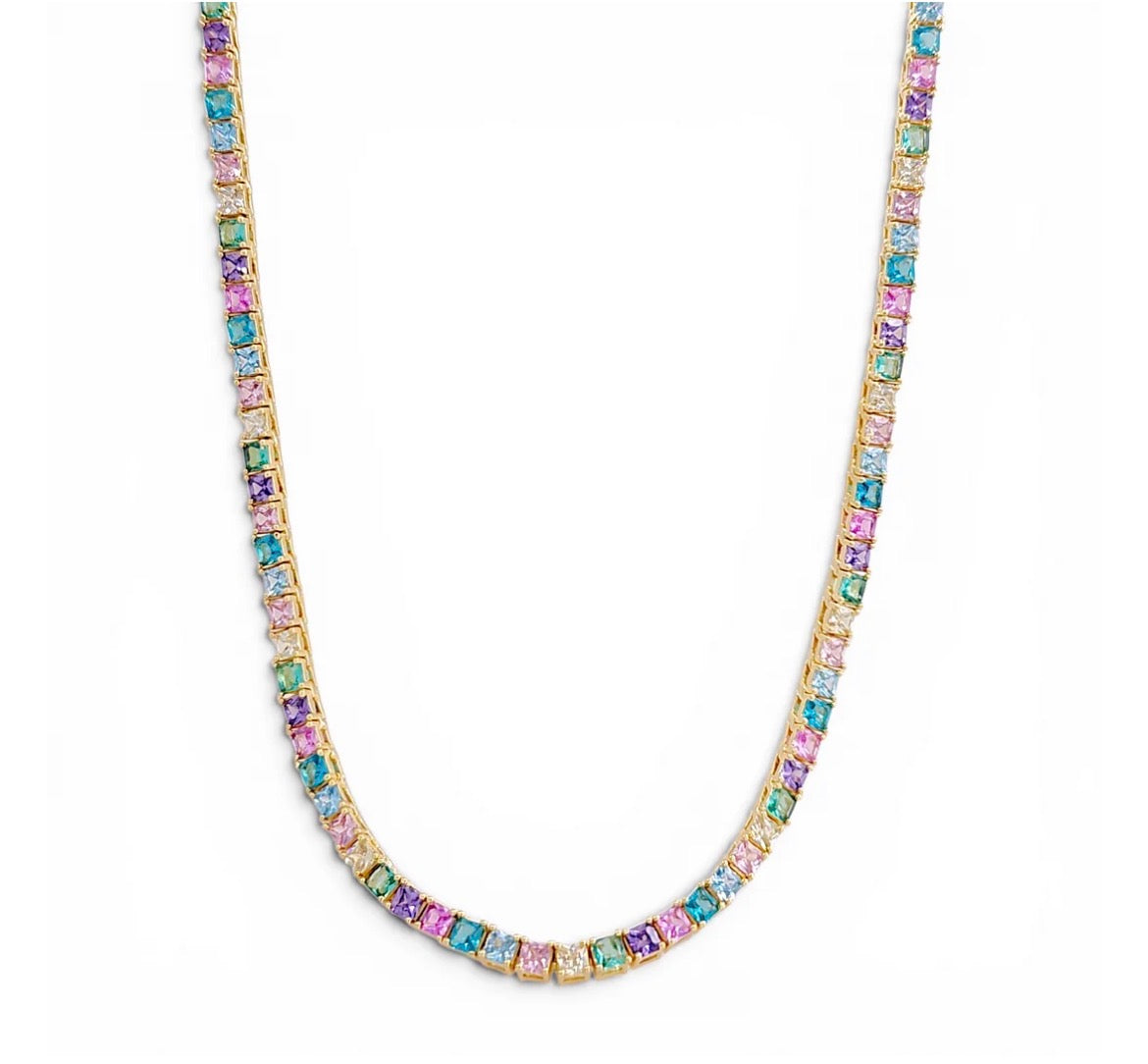 Choker tennis necklace