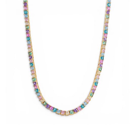 Choker tennis necklace