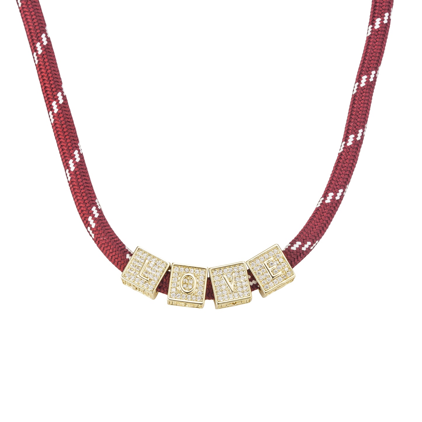 Love necklace with rope